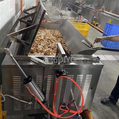 德茹制造 300斤豆泡燃氣油炸爐，高效節能助力食品廠升級